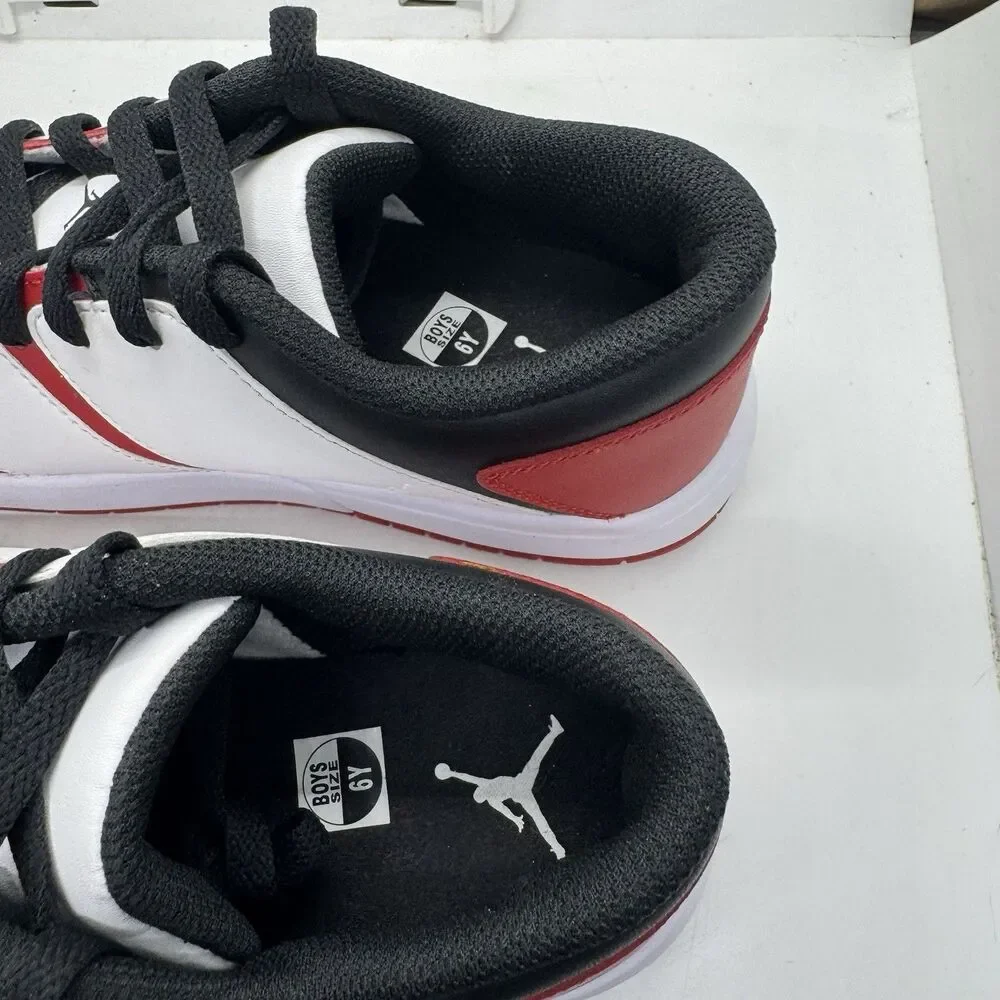 Nike Air Jordan NU Retro 1 Low size 6Y Varsity Red Black White DV5141 601